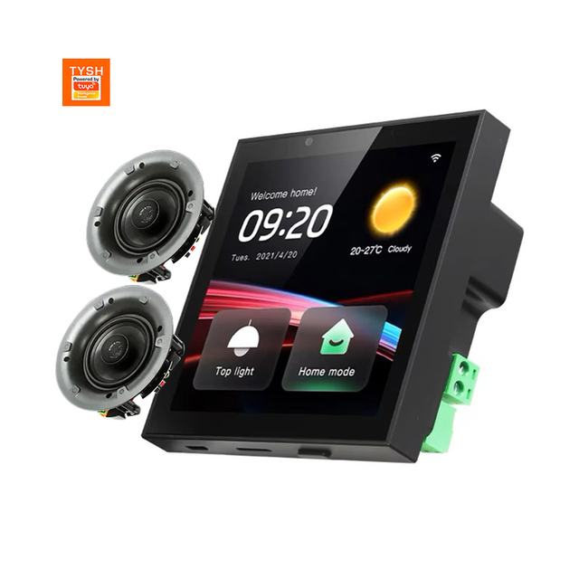 TYSH Tuya Smart Home Control Panel with IPS Touch Screen Android 8.1 Zigbee Gateway 4-Inch Electric