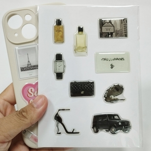 Wholesale Mobile Phone Back <strong>Cover</strong> <strong>Stickers</strong> Custom A6 Kiss Cut Epoxy Resin Domed <strong>Sticker</strong> Sheet for Wholesale - Product Image 6