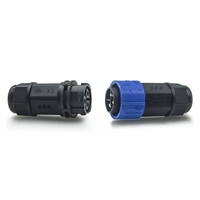 Connecteur M25 3 broches Industriel Circulaire Aviation Mâle Femelle Prise Socket IP67 Étanche Connecteur Lumineux