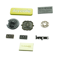 Étiquette métallique personnalisée avec logo, autocollante, écologique, gaufrée, imprimée en héliogravure, carrée/rectangulaire, avec bord découpé au laser pour
