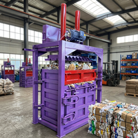 Presse à balles hydraulique verticale pour papier, paille et plastique, recyclable