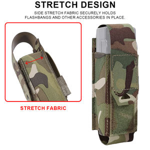 Portacargador Táctico Funcional Individual para Cargadores 556 M4, Desmontable, con Tapa Abatible, Ligero, Camuflaje Original - Product Image 6