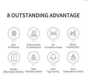 حاضنات البيض الأوتوماتيكية بالكامل للطيور تعيد معدل فقس - Product Image 6