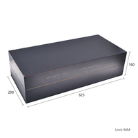 Grande boîte cadeau rigide personnalisée de luxe faite à la main boîtes électroniques intelligentes magnétiques de haute qualité traitement UV par ordinateur art