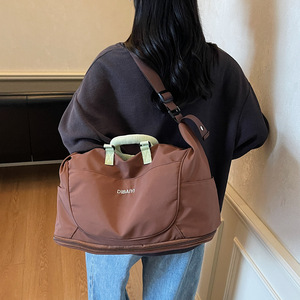 Sac de <span class=keywords><strong>voyage</strong></span> unisexe extensible grande capacité en tissu Oxford, nouveau modèle pour les voyages en pays nordiques, sac à main de cabine pour les courts trajets - Product Image 2