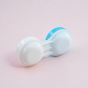 Venta al por mayor de fábrica, caja de lentes de contacto de ojos colorida de alta calidad y barata, caja contenedora de contactos, tamaño de viaje portátil para uso diario - Product Image 2