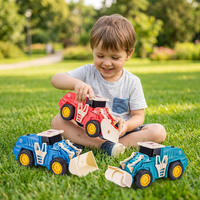 Truk Deformasi 2 in 1 Inertial Kustom OEM Menjadi Mobil Robot Morandi 3 Warna Campuran dengan Senjata untuk Anak-Anak