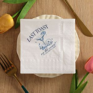 Disposable Printed Napkins 250mmx2 Party Theme Bachelorette Party Tissues 20 Sheets Per Pack - Product Image 3