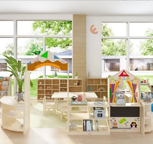 Eibele Montessori in legno scuola materna scuola materna letto bambini ragazze sedia Classoom armadi mobili per bambini <span class=keywords><strong>set</strong></span> di mobili per bambini - Product Image 4