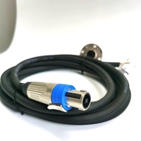 Câble haut-parleur Speakon NL4 4 cœurs de qualité supérieure, cordon audio haute puissance robuste à code couleur