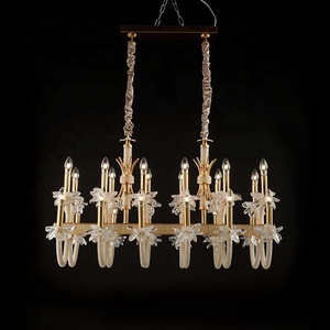Candelabro de cristal cromado moderno personalizado para vestíbulo de hotel grande de lujo <span class=keywords><strong>Bacarat</strong></span> con instalación para colgar en el techo - Product Image 6