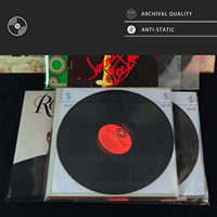Lot de 50 pochettes intérieures écologiques pour disques vinyles de 12 pouces, antistatiques, archivistiques, avec papier de riz