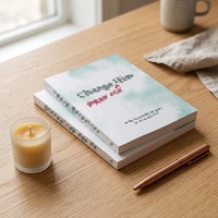 Carnet de Prières A5 ZS-PC0053 « Prière pour Elle et Lui » – Ensemble de 2 Cahiers Personnalisés en PU avec Reliure Piquée à Cheval – Vente en Gros – Design Original et Inspirant
