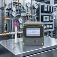 Pengukur pH Online Industri Sensor Jembatan Garam Ganda 4-20mA RS485 Monitor Digital