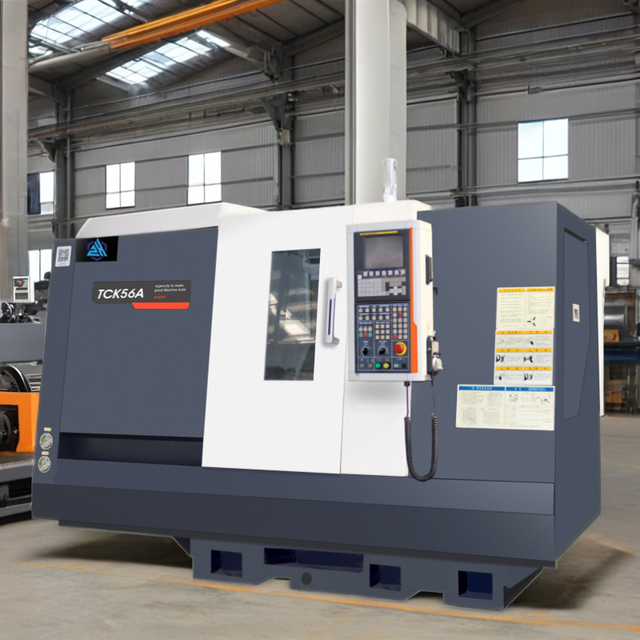 TCK56Y Horizontal CNC Slant Bed Lathe with Siemens and Fanuc System Turning Milling Drilling Composite Functions and Low Cost