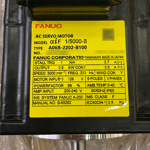 อะไหล่มอเตอร์ A06B-0202-B100 A06B-2202-B100แกนหมุน AC ของ Fanuc - Product Image 2
