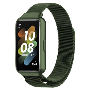YHQ Metal Milanese Loop Strap para <span class=keywords><strong>Huawei</strong></span> <span class=keywords><strong>Band</strong></span> <span class=keywords><strong>7</strong></span> <span class=keywords><strong>Smartwatch</strong></span> Acero inoxidable Magnetic Watch <span class=keywords><strong>Band</strong></span> Accesorios - Product Image 2