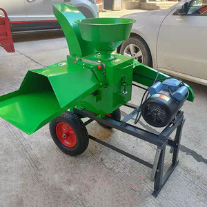 جديد علف حيوانات كهربائي مع محرك ديزل قش الذرة قاطعة قش الذرة مفرمة سيلاج - Product Image 4