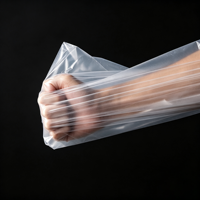 Meerdere rolformaten, hoge output, snelle levertijd, voedselveilige LDPE HDPE materiaal PE poly zakken voor het bewaren van verse voedingsmiddelen