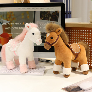 Nouvel Arrivage Vente Chaude Peluche Cheval <span class=keywords><strong>Pur</strong></span> <span class=keywords><strong>Sang</strong></span> Rabbitai - Poupée Cheval Créative Cadeau de Fêtes pour Petite Amie en Polyester Vente en Gros - Product Image 2