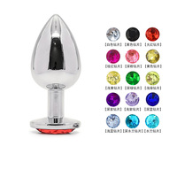 Multi Farben Schmuck Anal Butt Plug Dildo Frauen Sexspielzeug Erweitern Metall Anal Big Plug Ass Spielzeug für Paare
