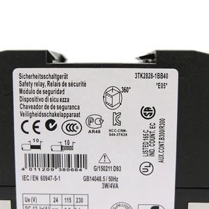 รีเลย์นิรภัย PLC วงจรใหม่ โมดูลพลังงาน PLC เซ็นเซอร์ตรวจจับระยะใกล้ 3TK2828-1BB40 ของ Siemens - Product Image 1