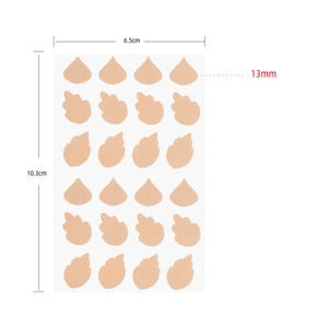얼굴 살리실산 및 티 트리 여드름 스티커 치유 여드름을위한 투명 상처 드레싱을위한 하이드로 콜로이드 여드름 패치 - Product Image 1