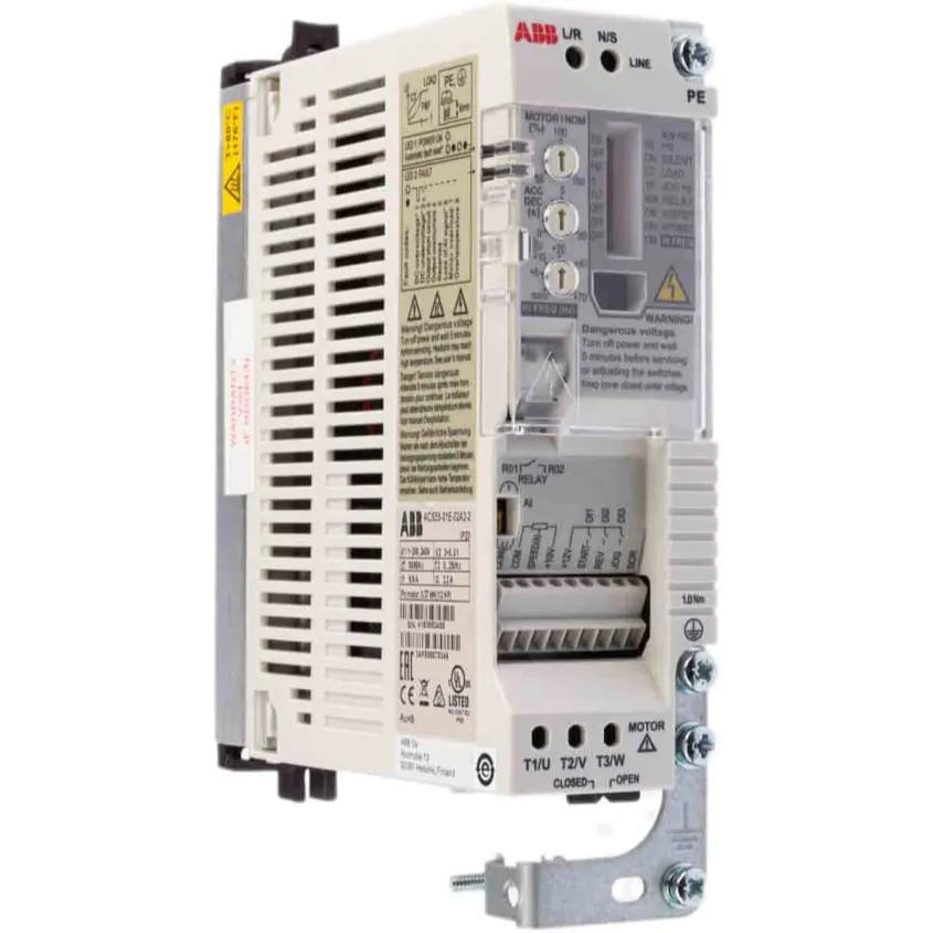 Bộ Chuyển Đổi Tần Số ACS55-01E-02A2-2 ACS55 Series 230 V AC 2.2 A Trình Điều Khiển Tần Số Biến Đổi