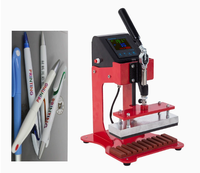 Combo presse à chaud semi-automatique pour étuis de stylos et machine d'impression de logos sur stylos à bille 220/110V