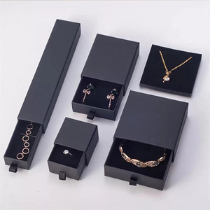 Recyclable Luxury Velvet <strong>Ring</strong> Boxes with Sponge Liner Matt Lamination Embossing for Jewelry Drawer Packaging Jewellery <strong>Storage</strong> - Product Image 3