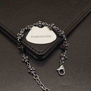 Pulsera y brazalete de moda para hombre, de acero inoxidable 316L, resistente al agua, estilo rock hiphop, con cruz, de marca de diseñador. - Product Image 3