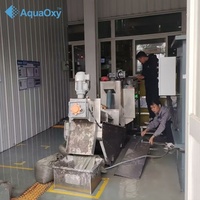 Équipement de déshydratation et de séparation des boues d'égouts à bas prix / Petite machine de filtration à vis pour la déshydratation des boues
