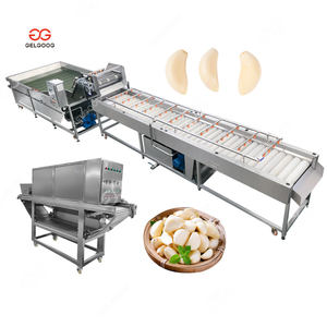 נורה שום לכלוך שורש מברשת ניקוי ניקוי ניקוי קו עיבוד קו קולב ג 'ינג' ר ושום מכונת צחצוח - Product Image 1