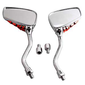 Espejos Retrovisores Laterales con Diseño de Calavera y Garra para Motocicleta, 8mm 10mm, Compatibles con Harley Honda Suzuki Kawasaki - Product Image 5