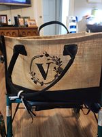 Sac Cabas en Jute avec Anses en Corde et Bandoulière – Cadeau Personnalisé pour Mariages, Anniversaires, Vacances à la Plage – Femmes, Mamans, Professeurs et Amis