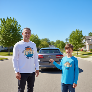 Camiseta de manga larga con licencia para conducir, Est 2025, regalo para nuevos conductores - Product Image 3