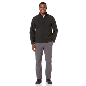 Veste Softshell d'hiver pour homme sur mesure, imperméable, vêtements de sport de plein air avec doublure en polaire, veste Softshell en gros - Product Image 1