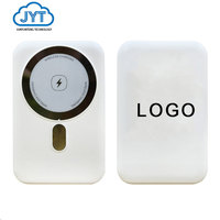 Batterie externe portable magnétique sans fil à charge rapide 10000 mAh avec logo personnalisé pour téléphone iPhone Powerbank Magnetico