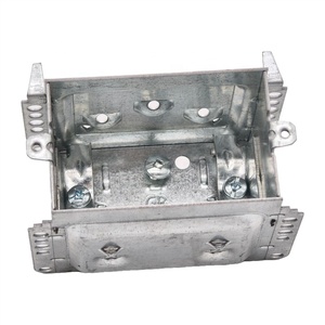 Boîte de jonction électrique en acier galvanisé certifiée CETL, simple, pour <span class=keywords><strong>cloison</strong></span> sèche, 3 x 2 pouces, avec oreilles encastrées - Product Image 2