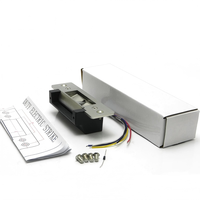 Serrure électrique robuste conforme à la norme ANSI, série NO/NC réglable, 12/24V, force de maintien de 1000 kg