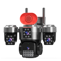 Caméra solaire PTZ extérieure PIX-LINK 8MP WIFI 4G pour la sécurité domestique, 4 objectifs AOV, batterie solaire, audio bidirectionnel, carte SIM 4G