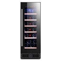 Réfrigérateur à vin encastrable NE-401-P avec commande tactile, compresseur, 68L, pour cuisine, bar à domicile