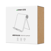 UGREEN Support de téléphone portable en matériau ABS Support de bureau réglable Support pliable pour tablette mobile
