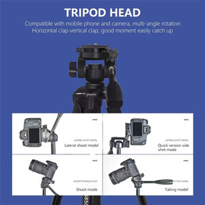 Chân máy ảnh chuyên nghiệp Neepho 8850 4 chiều, nhẹ, nhỏ gọn, dùng cho máy ảnh <span class=keywords><strong>DSLR</strong></span> - Product Image 2