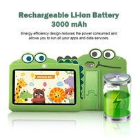 Tablet Educativa para Niños con Android 16, 7 Pulgadas, WiFi, Cámara Dual y Aplicaciones de Aprendizaje, Diseño Personalizado de Marca Privada, Directo de Fábrica