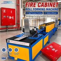Machine de fabrication d'armoires pour tuyaux d'incendie, machine de charpentinage en acier, moteur à roulement contrôlé par PLC, haute précision