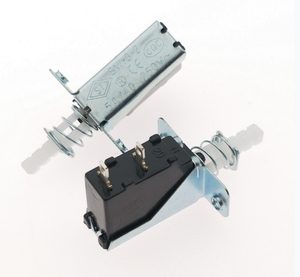 Interruptor de encendido SW-3-2 de 2 pines con orificio para luz, interruptor de tecla recto autoblocante, interruptor de campana extractora con resorte exterior - Product Image 5