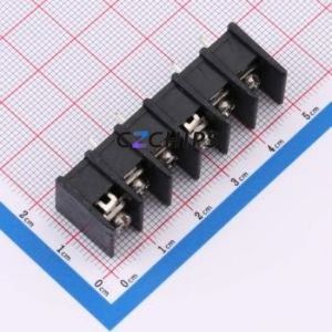 ZX-DG10-7.62-6P Barrier Terminal Block Through hole Component (THT),P=7.62mm Connector - Product Image 1