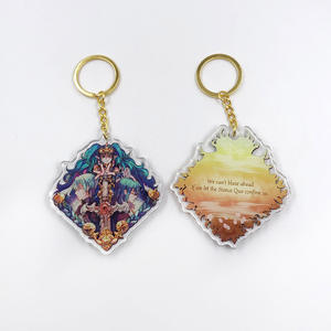 พวงกุญแจอะคริลิคสองด้าน3D พิมพ์ลายอะนิเมะแบบกำหนดเอง - Product Image 4