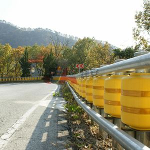 Khả năng hiển thị cao EVA/PU bọt trống rào cản giảm tai nạn mức độ nghiêm trọng trên đường cao tốc xoay con lăn rào cản - Product Image 1